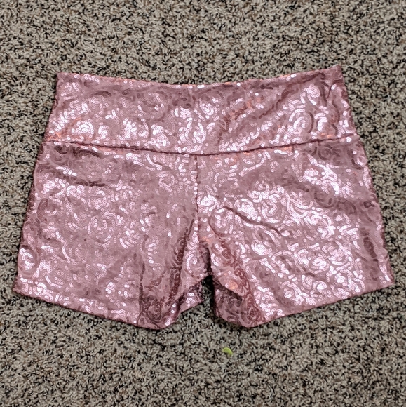 Pink Sequin Hot Shorts NWT Size S - Picture 4 of 6